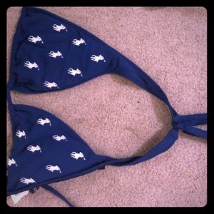 Ralph Lauren Logo Bikini Top